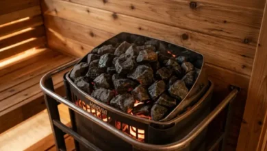 Fitting a Sauna Heater Into a Small Backyard